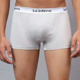 La Intimo Grey Comfort Fit Trunks-picture-46