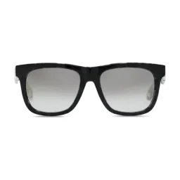 DIESEL Grey Square UV Protection Unisex Sunglasses-image-64