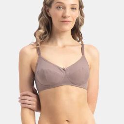 Jockey Deep Taupe Plain Everyday Bra-19
