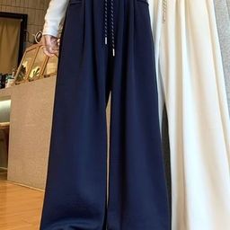 StyleCast Women Loose Fit High-Rise Pleated Trousers-image-87