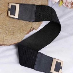 YouBella Adjustable Black Large Waist Belt for Women-image-26