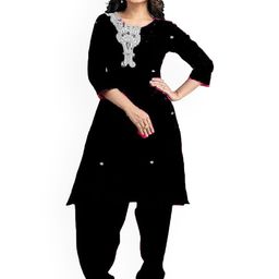 SPRHA Embroidered Organza Unstitched Dress Material-image-28