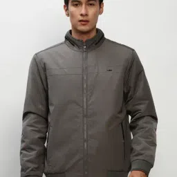 SHOWOFF Grey Slim Fit Jacket-image-75