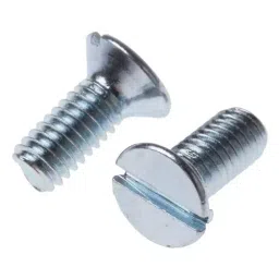 RS PRO Machine Screw M4x10 mm Steel Slot Countersunk, 9087403 (Bag of 100 pcs)-image-58