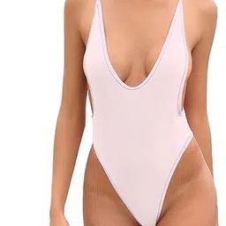 Dahr Women Pink Polyester Swimwear-image-42