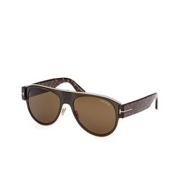 Tom Ford Men Square Sunglasses with UV Protected Lens-image-23