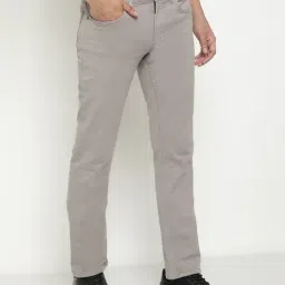 Octave Slate Cotton Regular Fit Stretchable Jeans-image-53