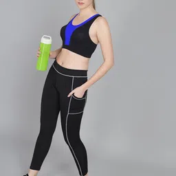 EFFECTINN Colourblocked Bra Full Coverage Lightly Padded image 4