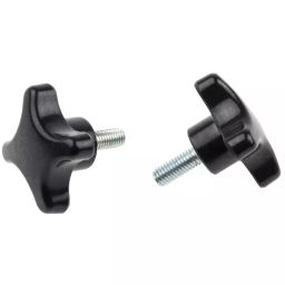 RS PRO Black 4-Arm Clamping Knob M8 Threaded Stud, 686632-image-36