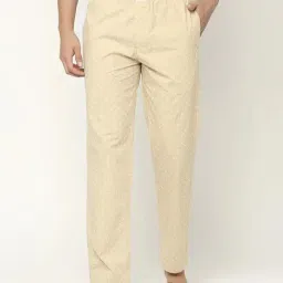 UnderJeans by Spykar Beige Printed Nightwear Pyjamas-image-59