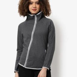 Campus Sutra Grey Cotton Textured Sweatshirt-image-99