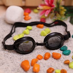Passion Petals Goggles  Anti fog swimming Glasses - Black-image-11