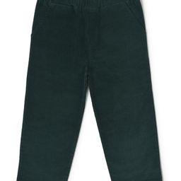 Mi Arcus 98% Cotton 2% Elastane Solid  Trouser Pant - Green-image-13