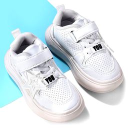 Oh! Pair Casual Shoes with Velcro Closure & Text Applique  - White-image-91