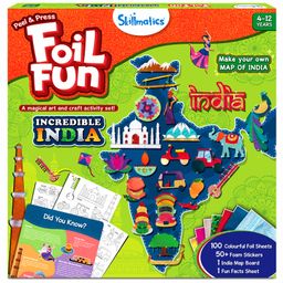 Skillmatics Art & Craft Activity - Foil Fun Incredible India, No Mess Art for Kids, DIY Creative & Educational Activity, Gifts for Ages 4, 5, 6, 7, 8, 9, 10, 11, 12-10