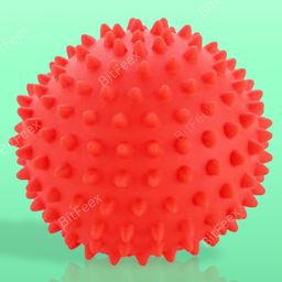 BitFeex Squeezy Round Shape Toy Soft Rubber, Chu Chu Sound, Fun Bath Time Toy for Kids 1+ Years, Color May Vary image 4