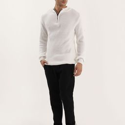 Kveto style redefined Men Half Zipper Pullover-image-98