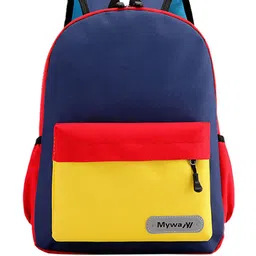 SYGA Unisex Kids Colourblocked Backpack-13