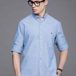 Louis Philippe Sport Pure Cotton Slim Fit Casual Shirt-image-32