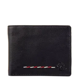 Kara Navy Formal Leather Bi-Fold Wallet for Men-0