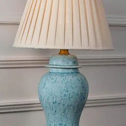 Whispering Homes Tulip Decorative Table Lamp - Blue-33