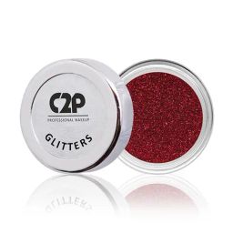 C2P PROFESSIONAL MAKEUP Uptown Loose Glitter Sparkling Red 33 - 3 gm-25