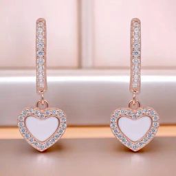 crash.club by CKC 925 Sterling Silver Heart Drop Earrings for Women-picture-30