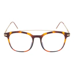 Ted Smith Brown Square Unisex Eye Frames image 2