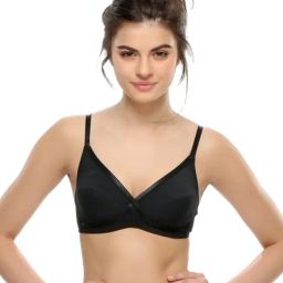 Clovia Black Cotton Everyday Bra-image-30