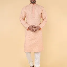 ZOIS Men Khadi Khadi Kurta-image-20