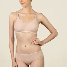 Triumph Beige Solid Bra-picture-31