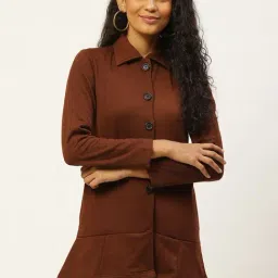 Belle Fille Brown Regular Fit Jacket-picture-41