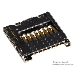 MOLEX Memory & SIM Card Connectors CONNECTOR, MICRO SD, 8POS 104031-0811 (Pack of 2000)-picture-2