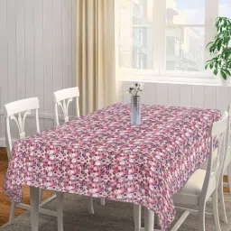 Klotthe Printed Multicolor 300 TC Cotton Rectangle 6-Seater Table Cover-10