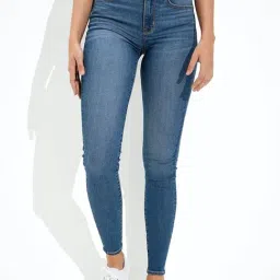 American Eagle Outfitters Blue Mid Rise Jeans-image-44