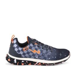 Campus Kids BOOTH CH Grey & Orange Running Shoes-image-62
