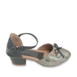 Tiny Bugs Kids Grey & Beige Ethnic Sandals-image-36