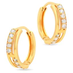 Malabar Gold and Diamonds 18k Gold Earrings for Women-picture-36
