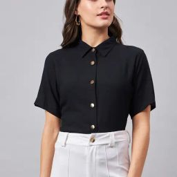 Style Quotient Black Regular Fit Shirt-80