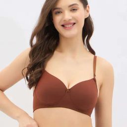 Clovia Brown Regular Fit Bra-picture-38
