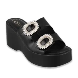 Catwalk Women's Black Casual Sandals-image-51
