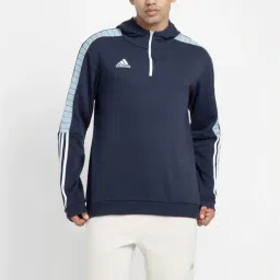 Adidas Blue Cotton Regular Fit Printed Sports Hoodie-picture-26