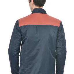 Numero Uno Navy Regular Fit Colour Block Jacket image 2