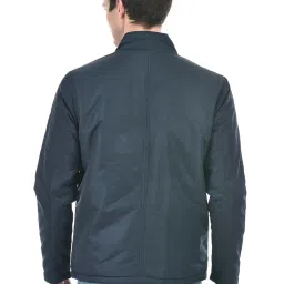 Numero Uno Navy Regular Fit Colour Block Jacket image 2