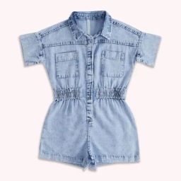 Pantaloons Junior Blue Cotton Regular Fit Dress-image-6