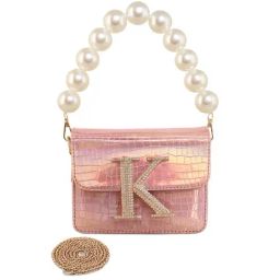 Esbeda Pink Textured Small Sling Handbag-image-72