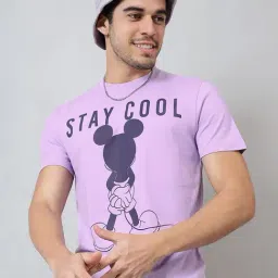 Free Authority Purple Regular Fit Printed T-Shirt-image-71