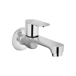 Aquieen Cuff Silver Brass Long Body Bib Cock with Wall Flange, AQN 295-image-69