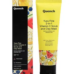 Quench Botanics Yuzu Fine 2-in-1 Vitamin C Scrub and Clay Mask - 50 ml image 1