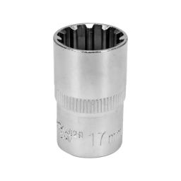 Yato Spline Type Socket Bit Cr-V 12.7 mm (1/2 inch) Drive Size and 17 mm Socket Size, YT-14829-image-27